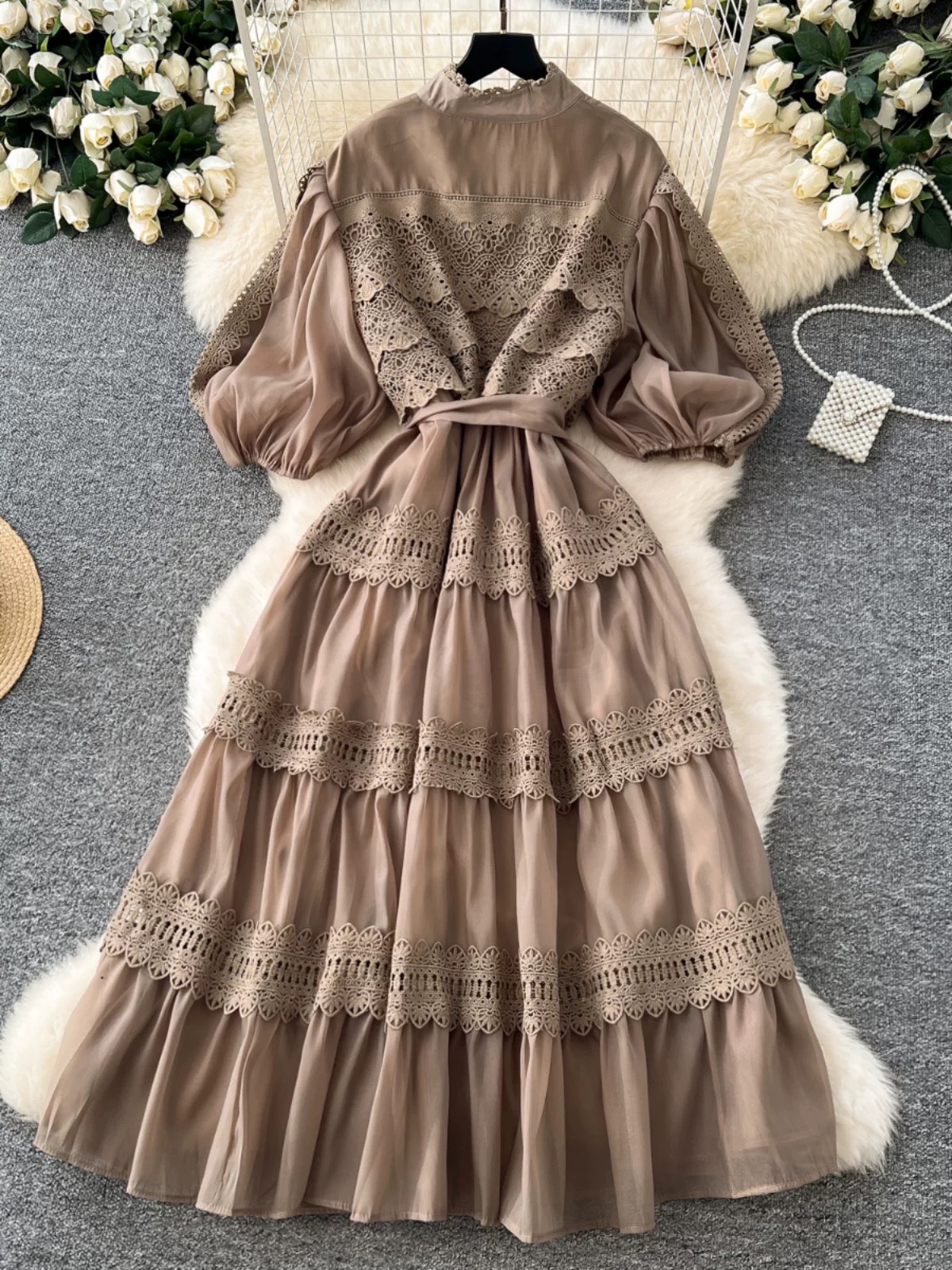 Solid twist dress FD1402 images